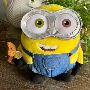 Universal Studios Exclusive Despicable Me Minion Bob & Teddy Bear Tim‎ Plush New